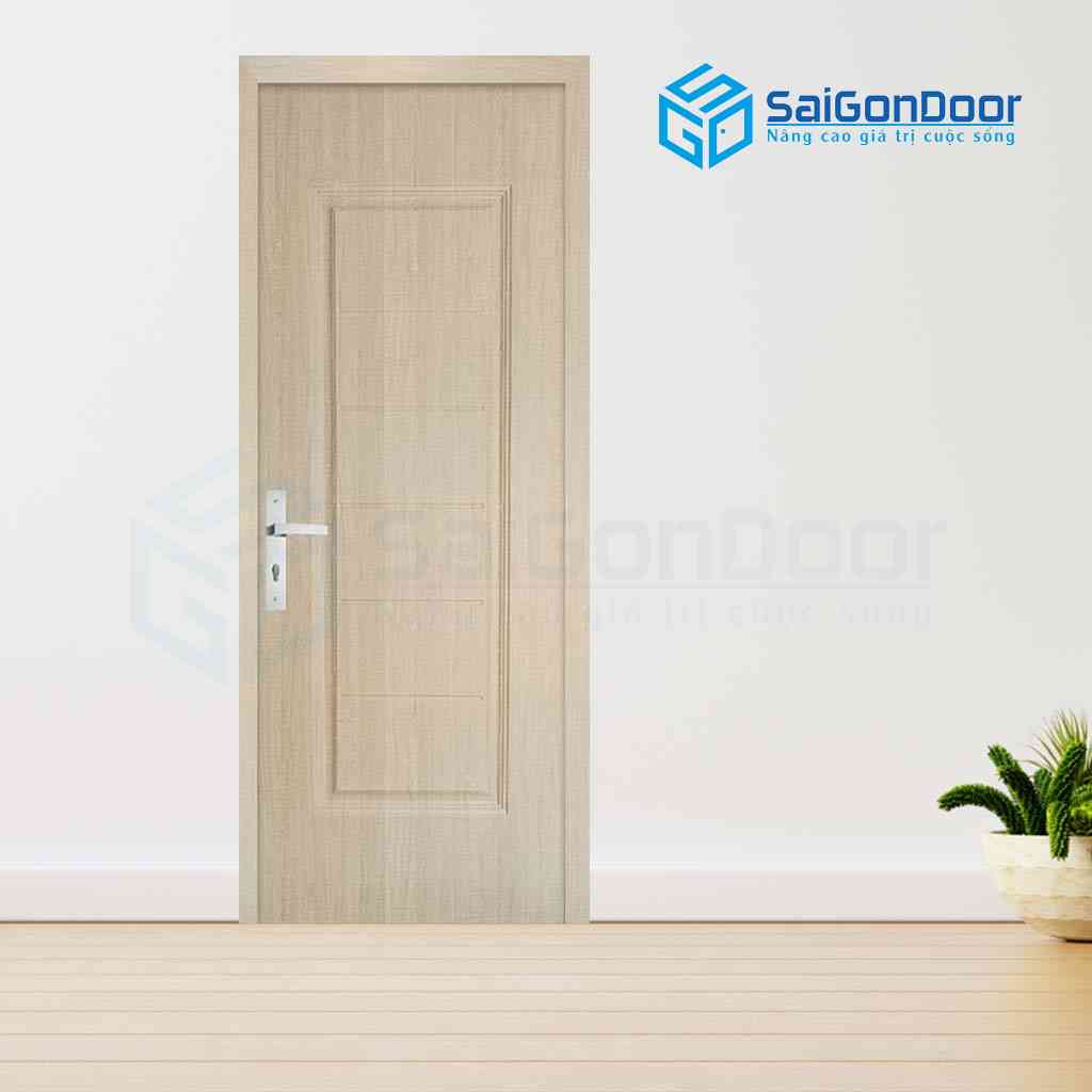 Mẫu cửa nhựa gỗ Composite dùng cho phòng vệ sinh