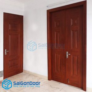 Cửa thép vân gỗ 53