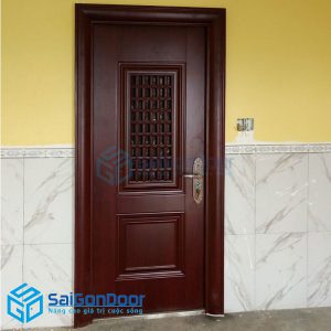 Cửa thép vân gỗ 73