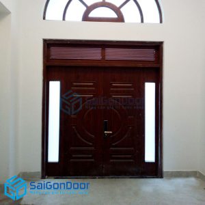 Cửa thép vân gỗ 89