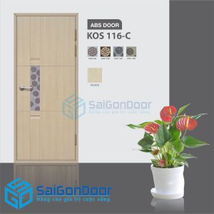 Cửa nhựa ABS Hàn Quốc KOS 116-C