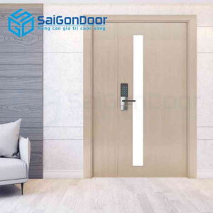 Cửa Gỗ HDF Melammine 2P1G1