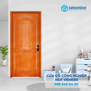 Cửa Gỗ HDF Veneer 2A xoan dao 5