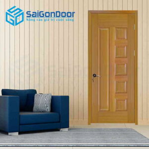 Cửa Gỗ HDF Veneer 6B sapele 3