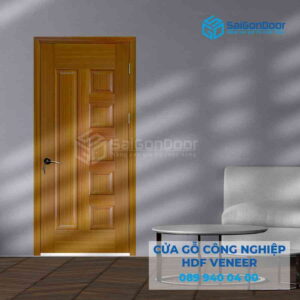 Cửa Gỗ HDF Veneer 6B sapele 3