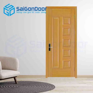 Cửa Gỗ HDF Veneer 6B sapele 6
