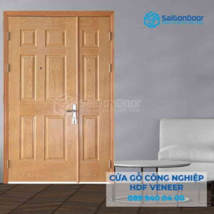 Cửa Gỗ HDF Veneer 9A ash