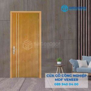 Cửa Gỗ MDF Veneer P1R2 soi 2