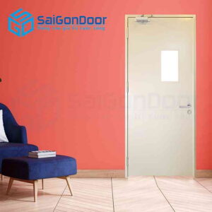 Cửa Thép Chống Cháy P1G1 kinh cuong luc