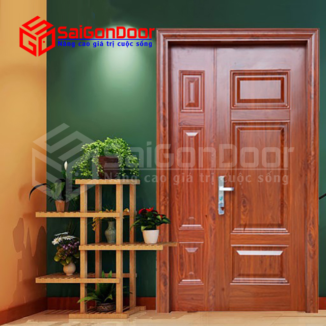 SaiGonDoor là đơn vị uy tín cung cấp các mẫu cửa thép vân gỗ chất lượng